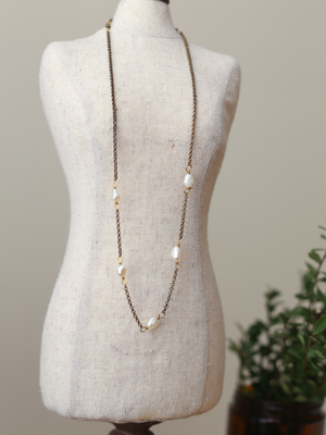 Five Pearl Necklace