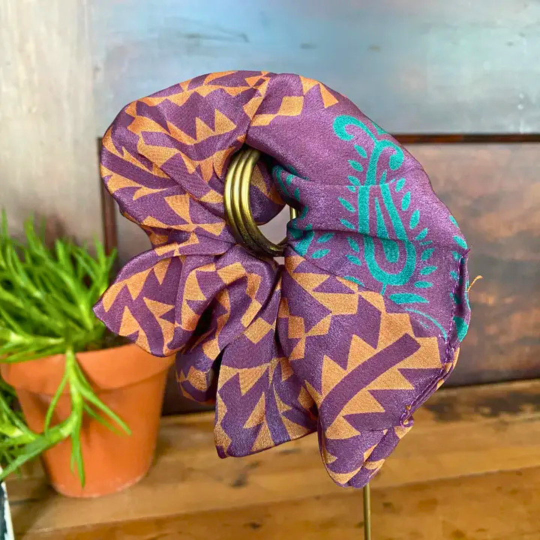 Mystery Silk Scrunchie 3 Pack | Upcycled Scrunchies
