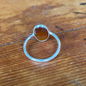 Silver Abstract Stone Rings Moonstone, Kyanite