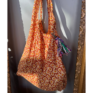 Recycled Sari Tassel Bag Charms / Keychains