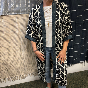 Long Silk Kimono Jacket 100 Silk Multiple Styles One Size