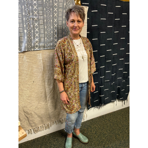 Medium Silk Kimono Jacket | 100% Silk One Size