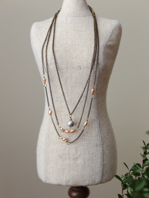 Pearl Necklace Trio